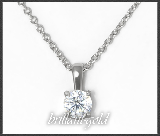 Brillant Collier 585 Gold; 0,36ct; DGI Zertifikat